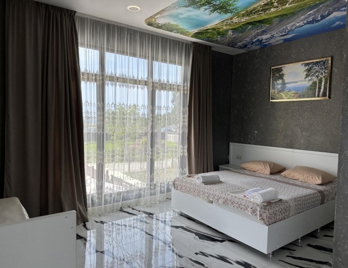 3-местный номер делюкс "Blue Wave" - База отдыха «Морской ветер» Алахадзы